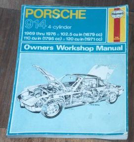 Porsche 914 4-cylinder 1969-1976 USA Haynes Repair Manual 